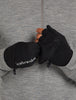 MERINO SIERRA CONVERTIBLE MITTEN UNISEX - BLACK