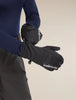 MERINO SIERRA CONVERTIBLE MITTEN UNISEX - BLACK