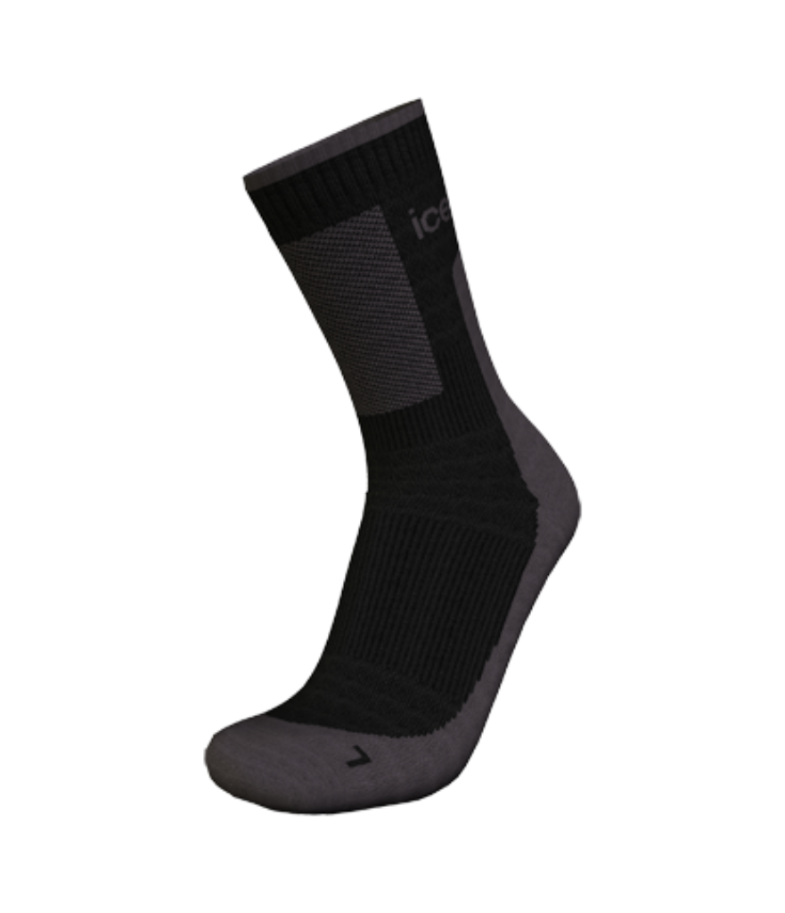 HIKE+ MEDIUM CREW SOCK MEN'S - BLACK/OBSIDIAN