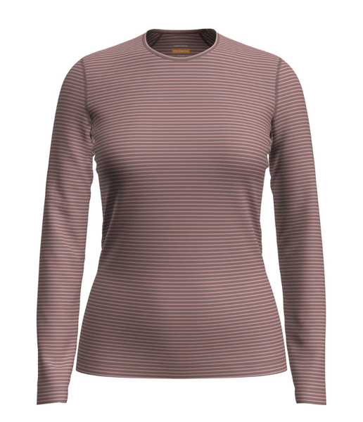 200 OASIS LONG SLEEVE CREW MERINO BASELAYER WOMEN'S - SUMMIT/BLUSH