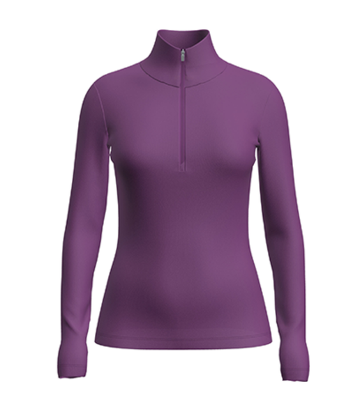 175 EVERYDAY LONG SLEEVE 1/2 ZIP MERINO BASELAYER WOMEN'S - PASSION