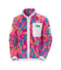 WOMEN'S IMPERIAL PRINTED PILE SNAP FLEECE- MAGENTA 2.0 JPB AOP