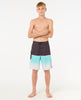 BOY'S DAWN PATROL BOARDSHORT - BLUE LAGOON (AGES12-16)