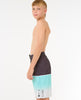 BOY'S DAWN PATROL BOARDSHORT - BLUE LAGOON (AGES12-16)