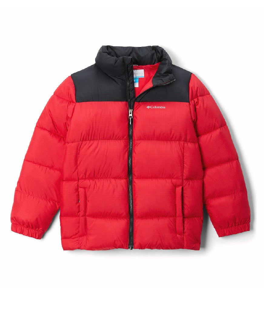 YOUTH PUFFECT II JACKET - MOUNTAIN RED, BLACK (AGES 10 - 20)