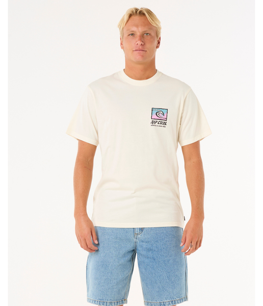 MEN'S RAW ENERGY TRAD TEE - BONE