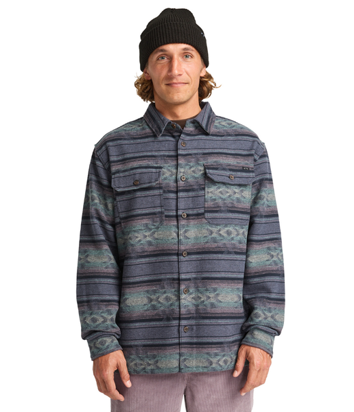 OFFSHORE JACQUARD FLANNEL - OMBRE BLUE