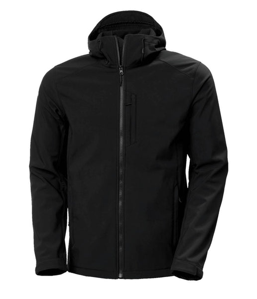 PARAMOUNT HOODED SOFTSHELL JACKET - BLACK