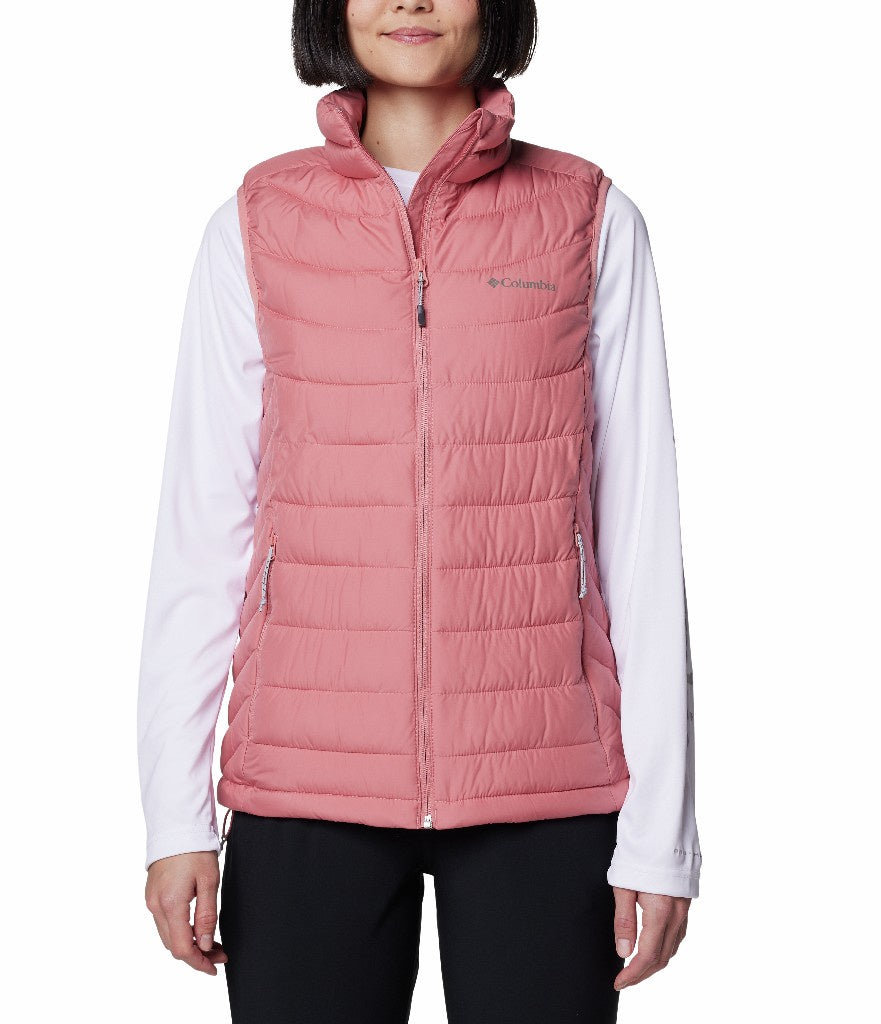 WOMEN'S POWDER LITE II VEST - PINK AGAVE