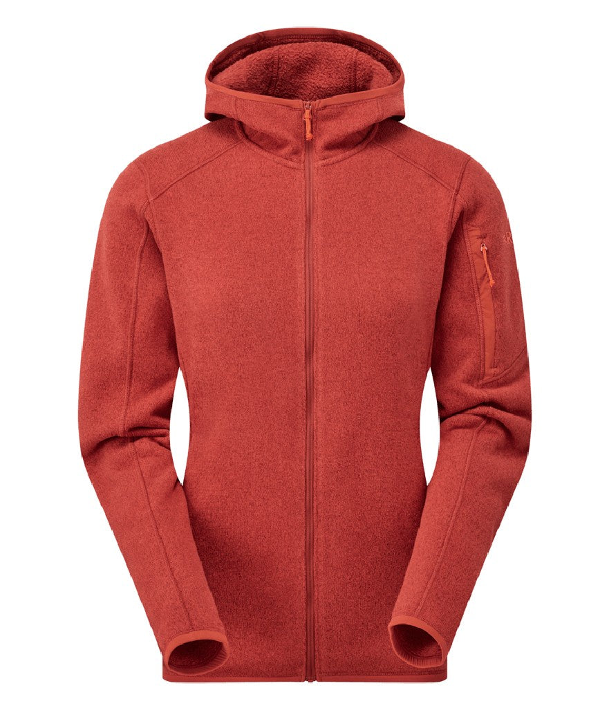 RYVOAN HOODY WOMEN'S - TUSCAN RED