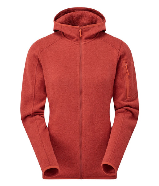 RYVOAN HOODY WOMEN'S - TUSCAN RED