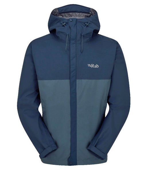 DOWNPOUR ECO JACKET - TEMPEST BLUE/ORION BLUE