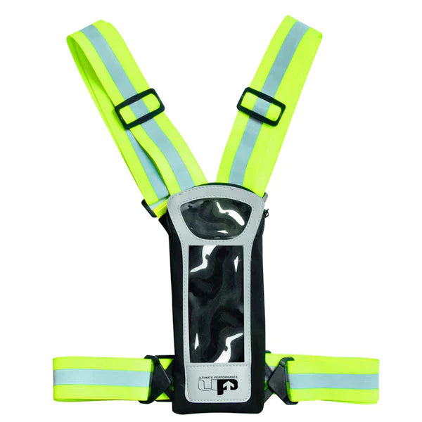 STILE - REFLECTIVE RUN VEST/PHONE CARRIER WITH LED REAR LIGHTS