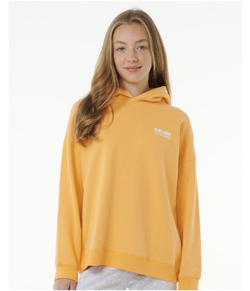 KID'S SURF PUFF HOOD-GIRL - ORANGE