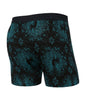 ULTRA SUPER SOFT BOXER BRIEF WITH FLY - RELAXED FIT - DEER DAMASK-BLACK