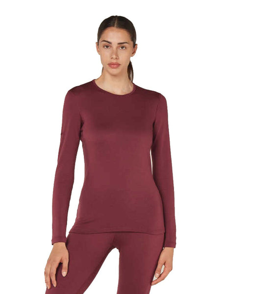 WOMEN'S 260 TECH LONG SLEEVE CREW - PORT