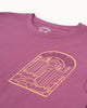 CASCADE TEE - BERRY