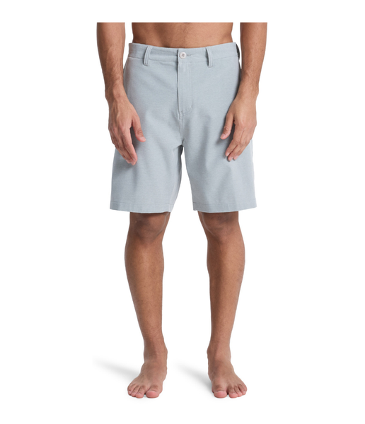 UNION HEATHER AMPH HYBRID SHORTS 19 - QUARRY HEATHER