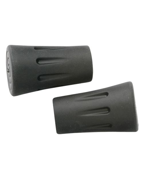 WALKING POLE STOPPERS (X2) 1SIZE BLACK