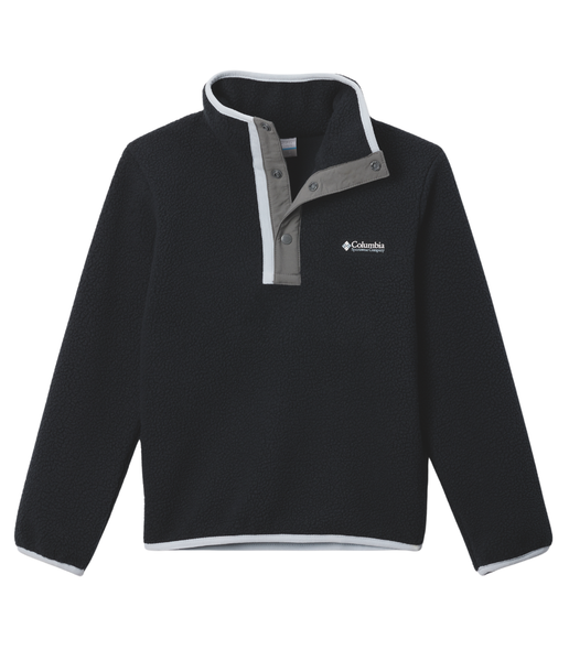 YOUTH HELVETIA II HALF SNAP FLEECE - BLACK CITY GREY