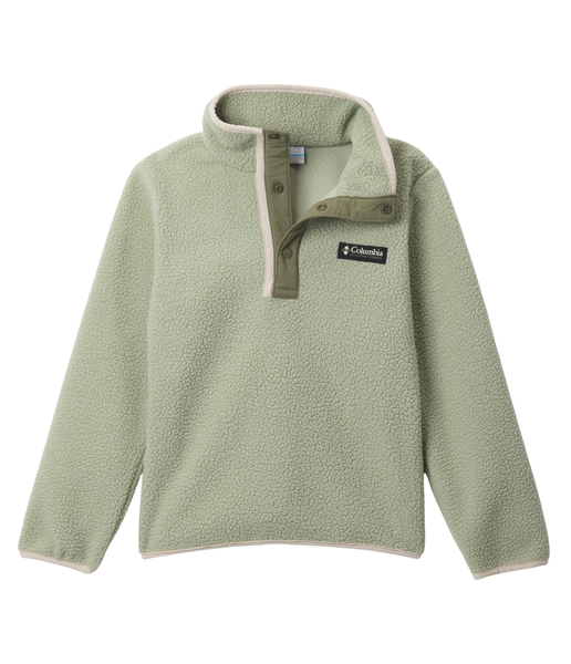 YOUTH HELVETIA II HALF SNAP FLEECE - SAFARI STONE GREY (AGES 4-10)