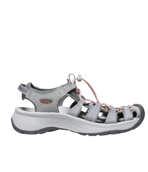 ASTORIA WEST SANDAL WOMEN'S - GREY/CORAL