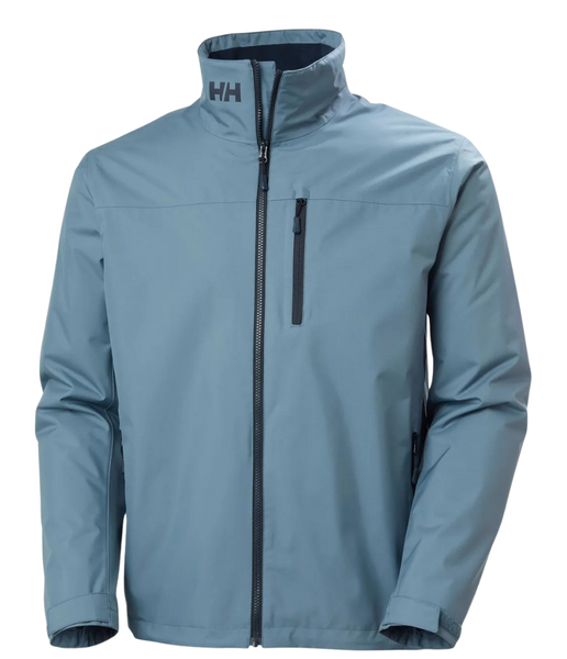 Helly Hansen Men’s Crew Midlayer Jacket 2 in Washed Navy – Waterproof Sailing Jacket with Fleece Lining