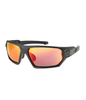 TWENTY FIVE XMR90 SUNGLASSES - MATT BLACK FRAME / RED MIRROR CAT. 3 LENS