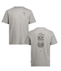 MEN'S O.SMITHER LINES ORGANIC COTTON TEE - LIGHT GREY