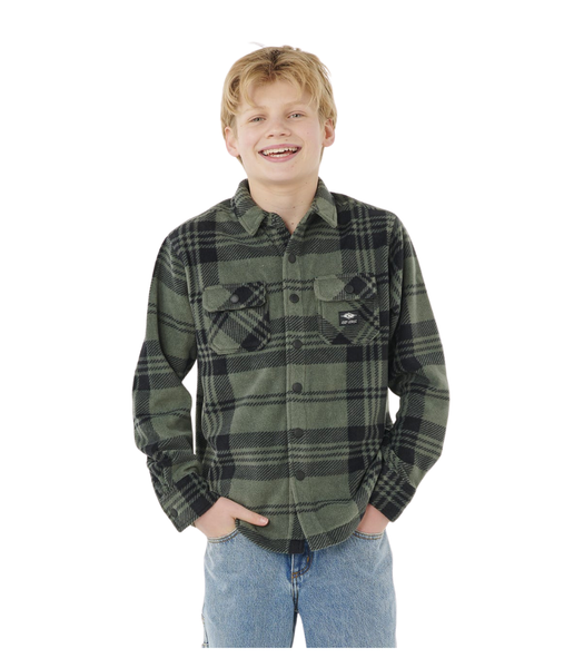 FUN TIMES POLAR FLEECE SHIRT- YOUTH - DEEP CACTUS