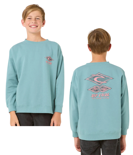 BOY'S RAW ENERGY CREW -  BLUE LAGOON (AGES 8 & 10)