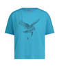 WOMEN'S O.SMITHER KEA ORGANIC COTTON TEE - LIGHT SEA
