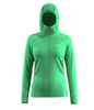 AGNER PL WOMEN'S HOODED FLEECE JACKET - IRISH GREEN