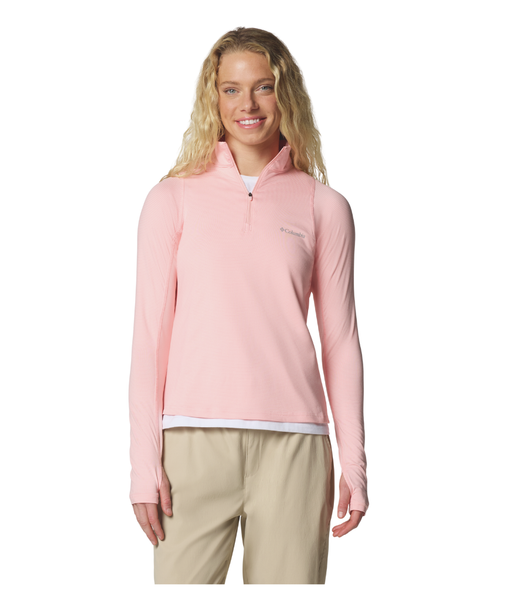 WOMEN'S WEEKEND ASCENT HALF ZIP - PINK SAND