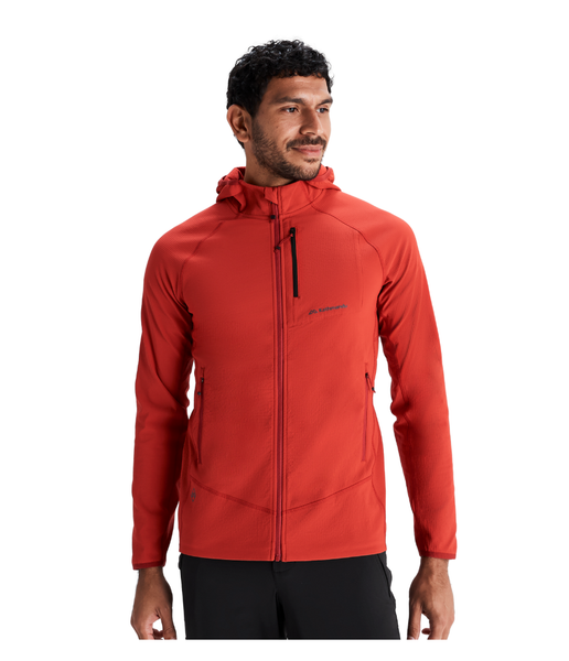 MEN'S AYSEN FLEECE HOODED JACKET - SPICY CHILLI PEPPER