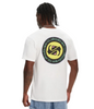 CIRCLE BACK MEN'S SHORT SLEEVE TEE - WHITE