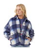CALA NIGHTS CHECK JACKET WOMEN'S - BLUE