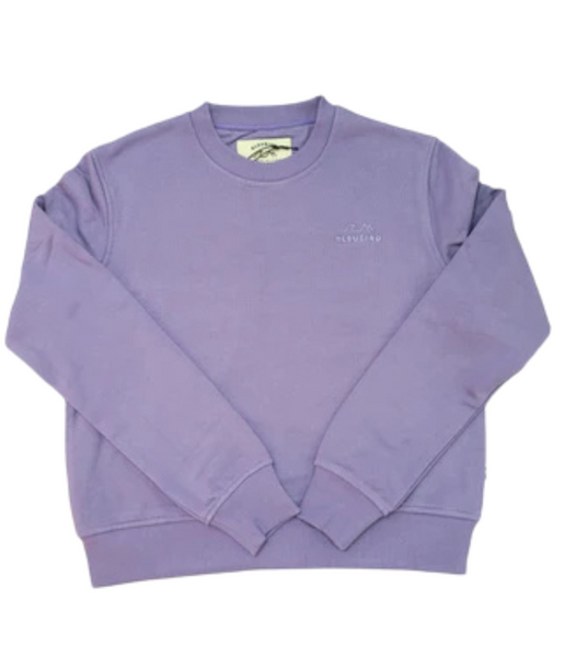 ALL DAY CROPPED CREW - WOMEN'S - PLUM