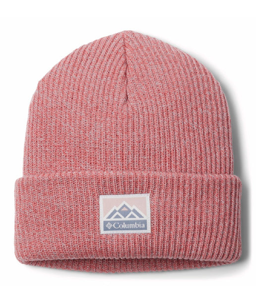 WHIRLIBIRD CUFFED BEANIE - PINK AGAVE,CIRRUS GREY MARLED, MOUNTAINS - UNISEX - ONE SIZE