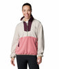 WOMEN'S SEQUOIA GROVE 1/2 ZIP FLEECE - DARK STONE, PINK AGAVE