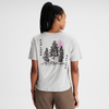 WOMEN'S EXPLORE NATURE ORGANIC COTTON TEE - LIGHT GREY