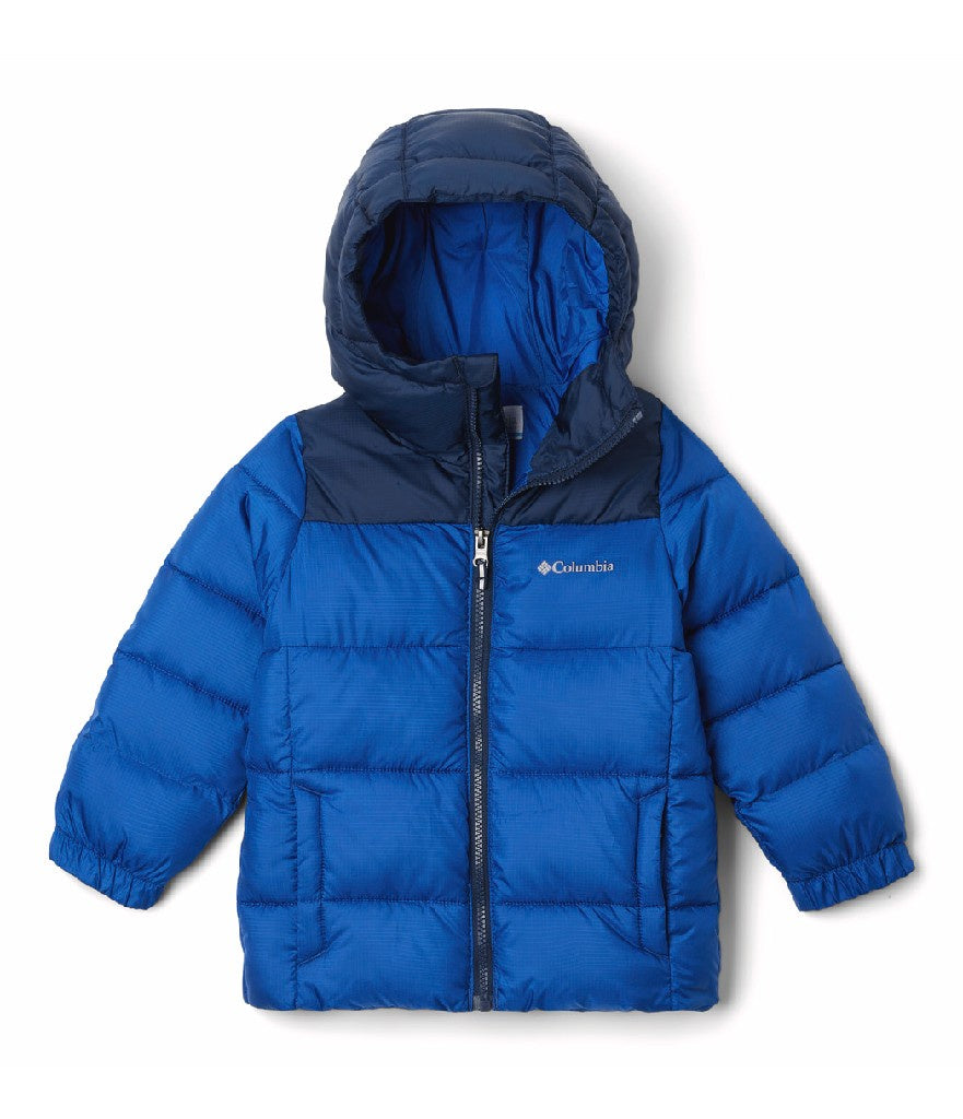 TODDLER PUFFECT HOODED JACKET - MOUNTAIN BLUE, COLLEGIATE NAVY