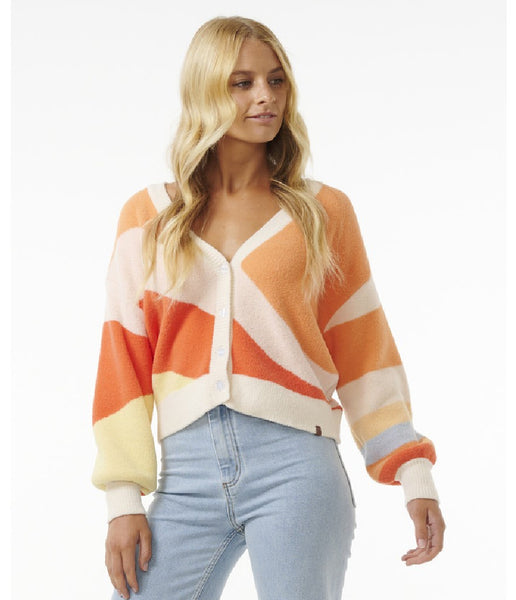 WOMEN'S HIGH TIDE KNIT CARDIGAN - MULTICO