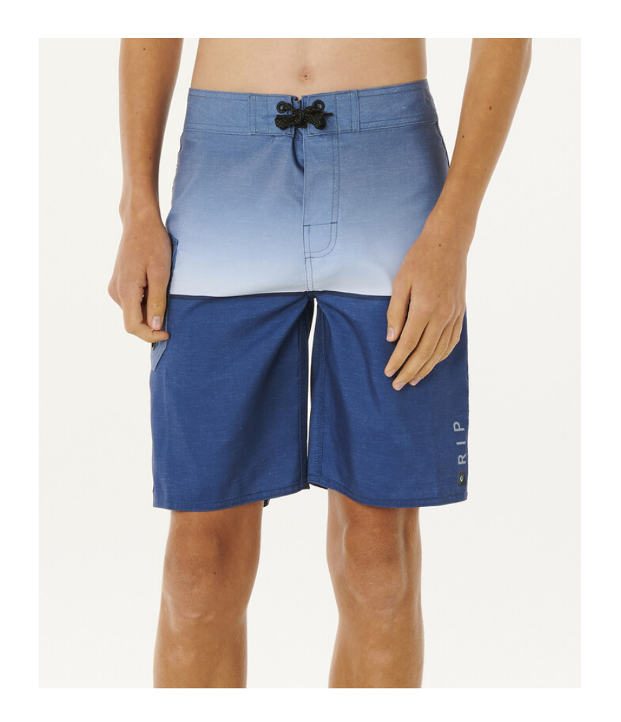 DAWN PATROL BOARDSHORT - BOY (AGE 8-10) - FADED DENIM