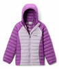 POWDER LITE™ II HOODED JACKET - LAVENDER PEARL, SHALE PURPLE - AGES 10 TO 16