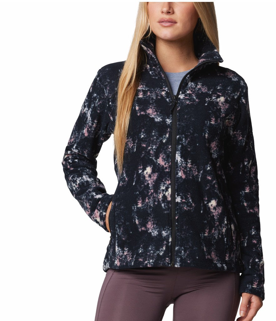 WOMEN'S FAST TREK PRINTED JKT - SNOWDRIFT TIMBE