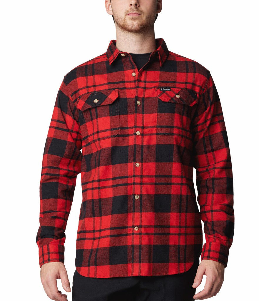 MEN'S FLARE GUN STRETCH FLANNEL - SAIL RED RIVER