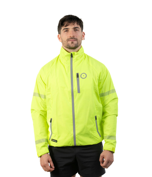 FLUORESCENT REFLECTIVE JACKET - NEON YELLOW