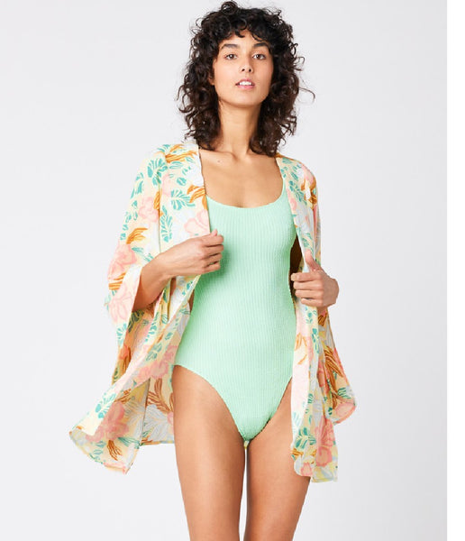 FOLLOW THE SUN KIMONO - LIGHT ORANGE