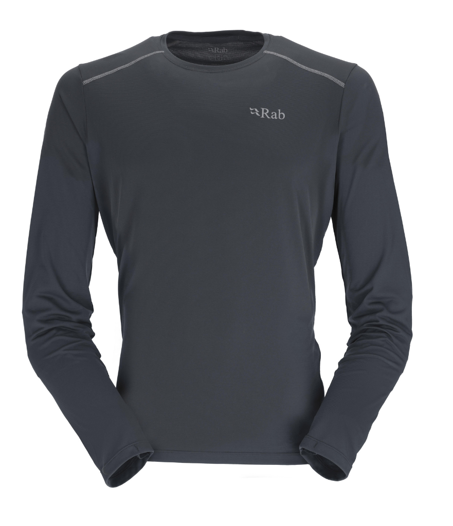 MEN'S FORCE LONG SLEEVE TEE - BELUGA